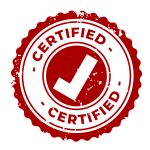 Servicios certified and approved rubber stamps seal set