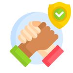 Servicios certified and approved rubber stamps seal set